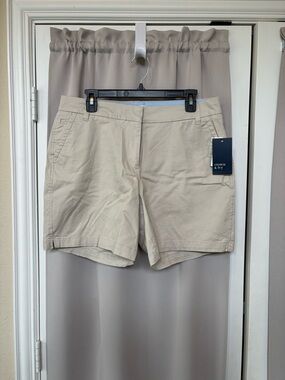 crown & ivy Khaki Chino Bermuda Shorts - Neutral Tan